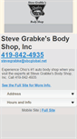 Mobile Screenshot of grabkebodyshop-oh.com