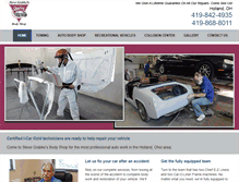 Tablet Screenshot of grabkebodyshop-oh.com